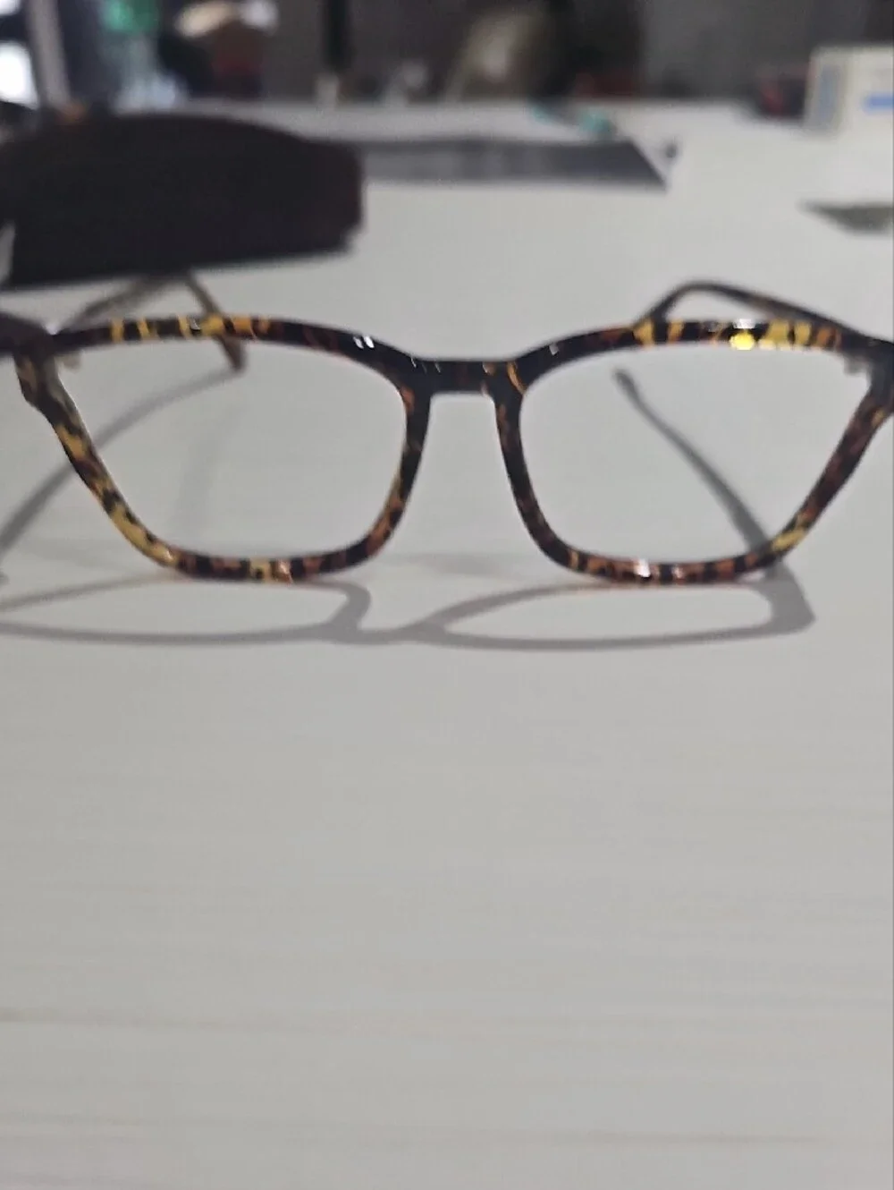 Tom Ford Tortoiseshell Acetate Glasses - Brown and Black. W/case, Wipe.